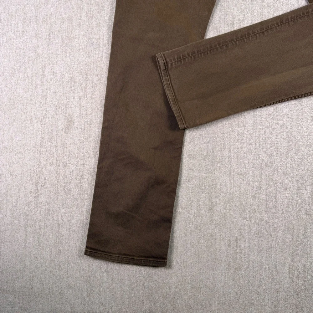 Polo Ralph Lauren Pants Mens 31x34 Brown Slim Fit Stretch Cotton Twill Trousers